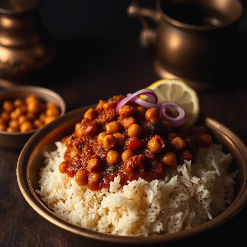 Chhole Chawal